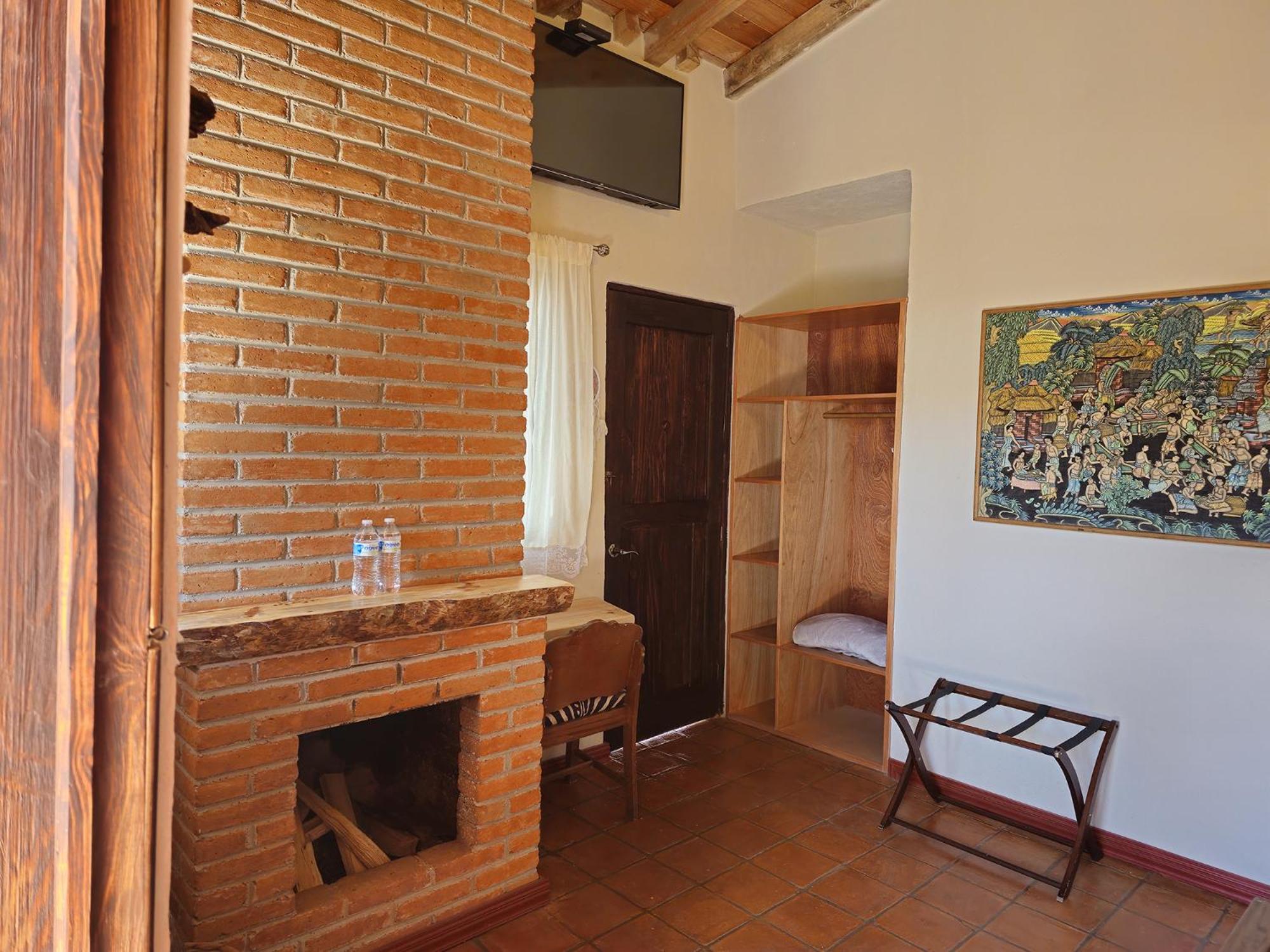 La Casa Azul Huasca & Restaurante La Terraza Hotel กูอัสกา เด โอกัมโป ภายนอก รูปภาพ